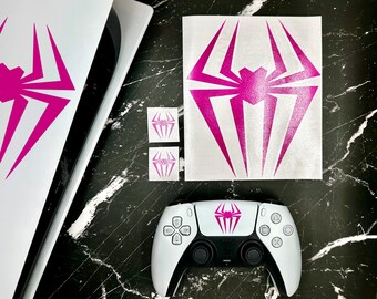PS5 - Gwen Stacy Spiderman Spider-Man Sony Playstation Marvel Decal Set Free Shipping