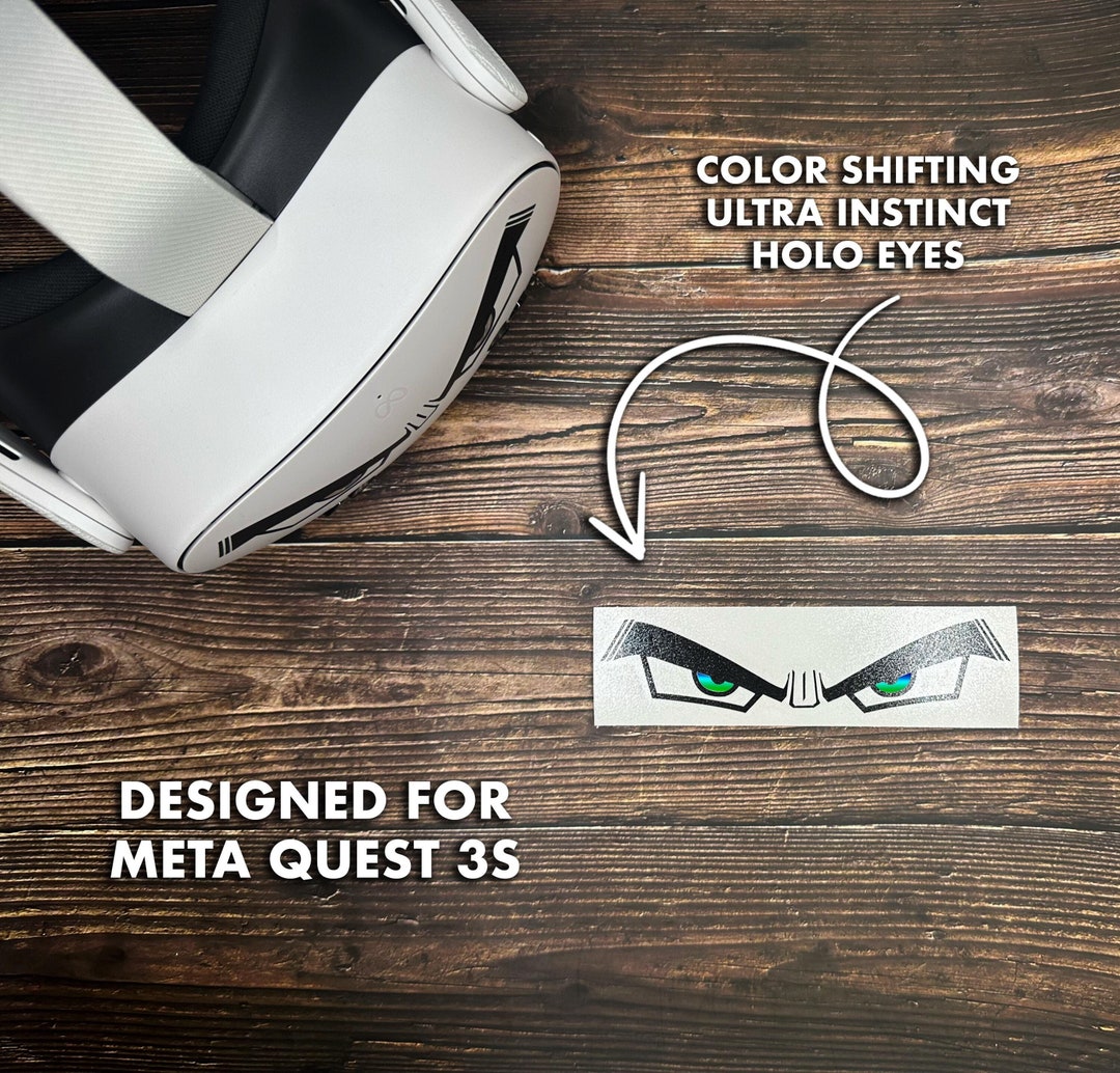 Meta Quest 3s Oculus - DB Anime Holo Eyes VR Decals Skin Set Free ...