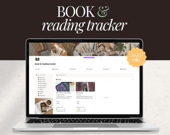 reading journal notion template | book tracker & reading log