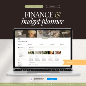 notion finance tracker template | budget planner & expense tracker • income, savings, subscriptions