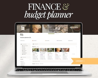 expense tracker notion template | budget planner & income tracker