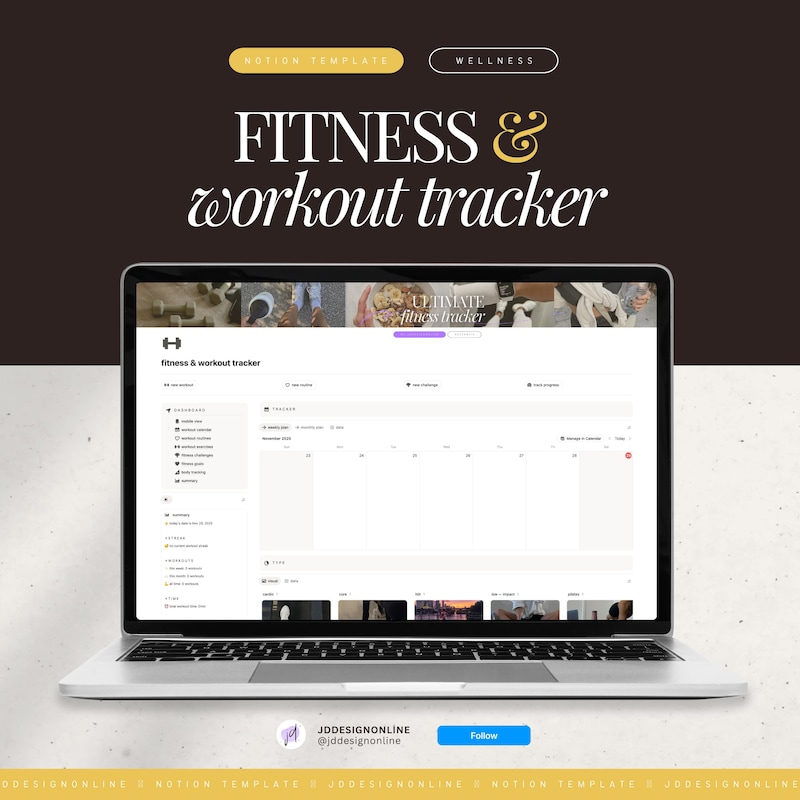 Workout Routine Builder - Etsy