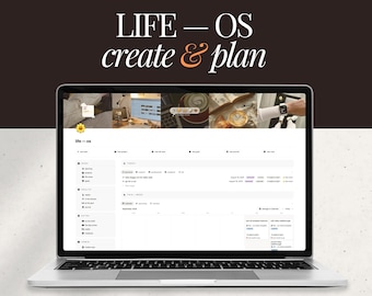 life os notion template | all-in-one life planner 2026 • tasks, projects, goals, habits, fitness & meal planning