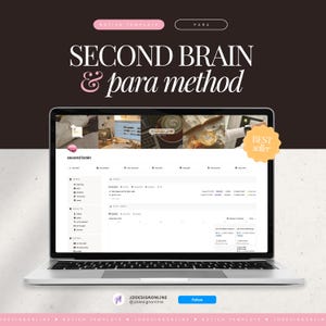 second brain notion template | all-in-one life planner 2026 • para method, tasks, goals, habits, fitness & more