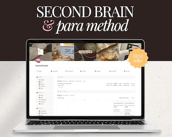 second brain notion template | all-in-one life planner 2026 • para method, tasks, goals, habits, fitness & more
