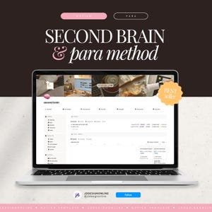 second brain notion template | 2027 life planner & productivity dashboard