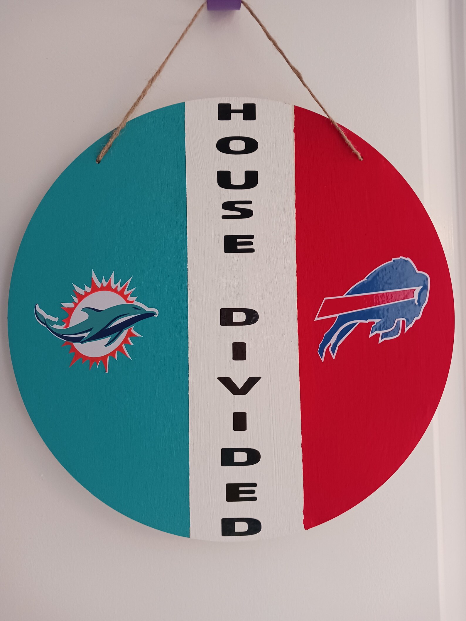 House Divided Door Hanger Etsy