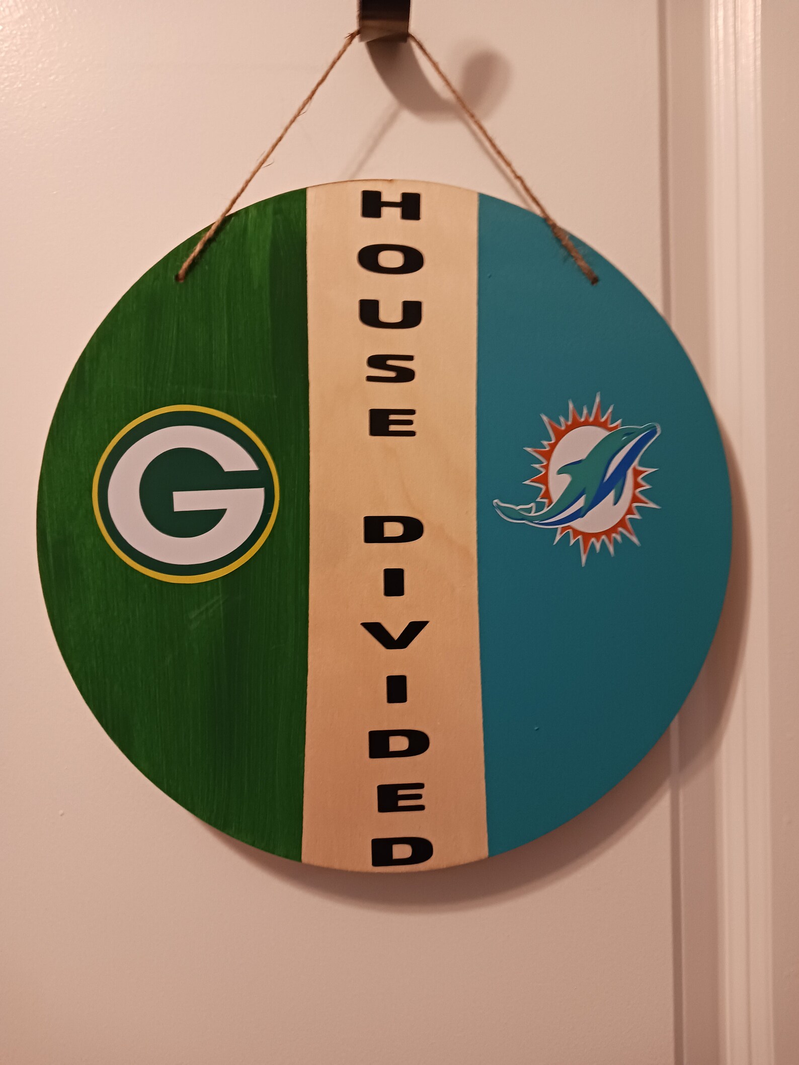 House Divided Door Hanger Etsy