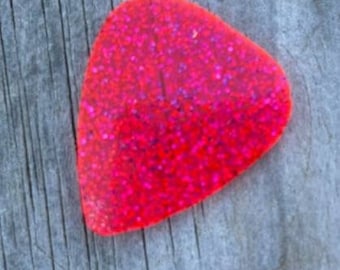 Resin guitar pick