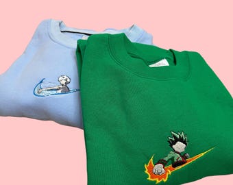 Suéteres bordados a juego para niños de anime HXH