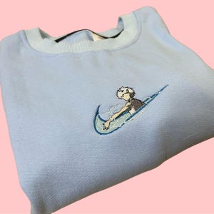 Pull brodé blanc Anime Boy HXH