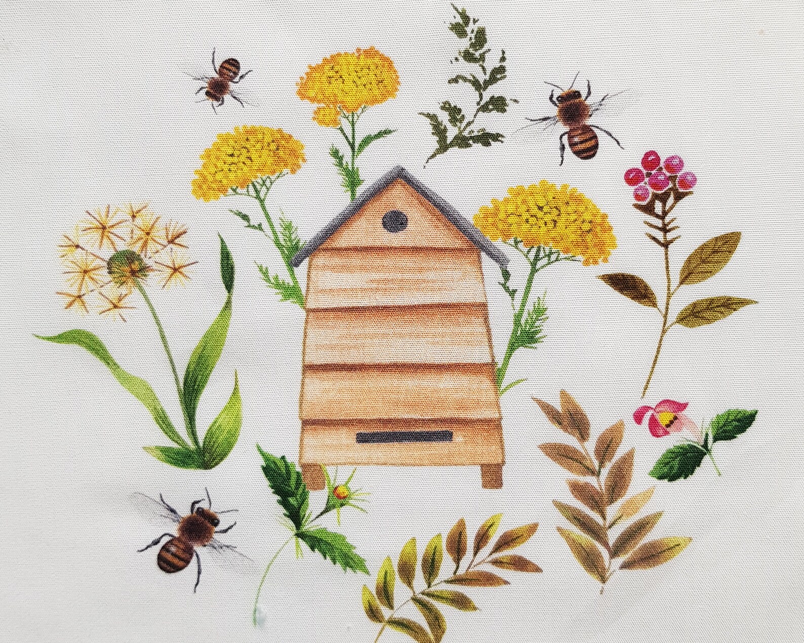 Beehive embroidery kit  beehive panel  sewing  embroidery  etsy