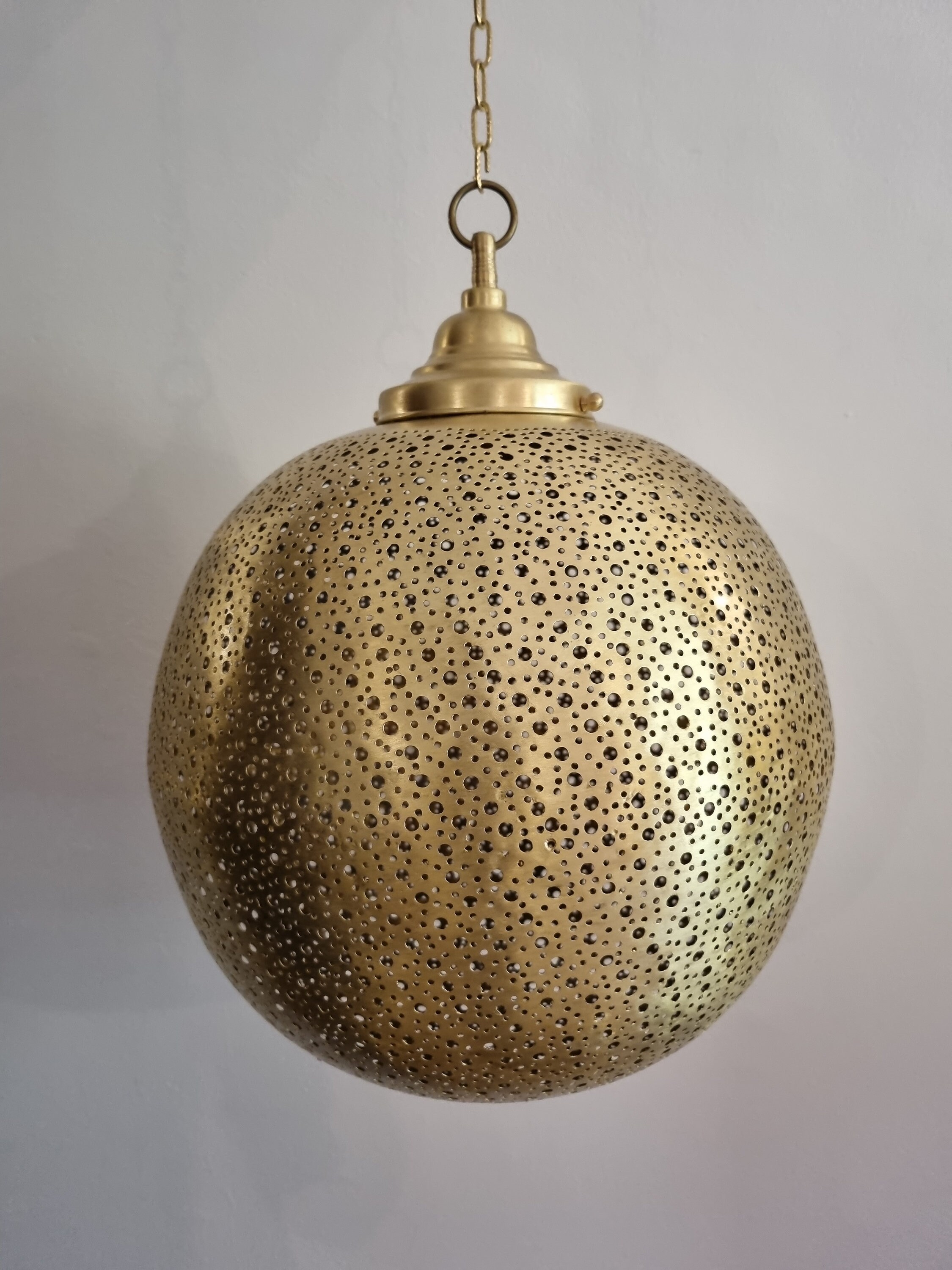 Moroccan Suspension Modern Brass 