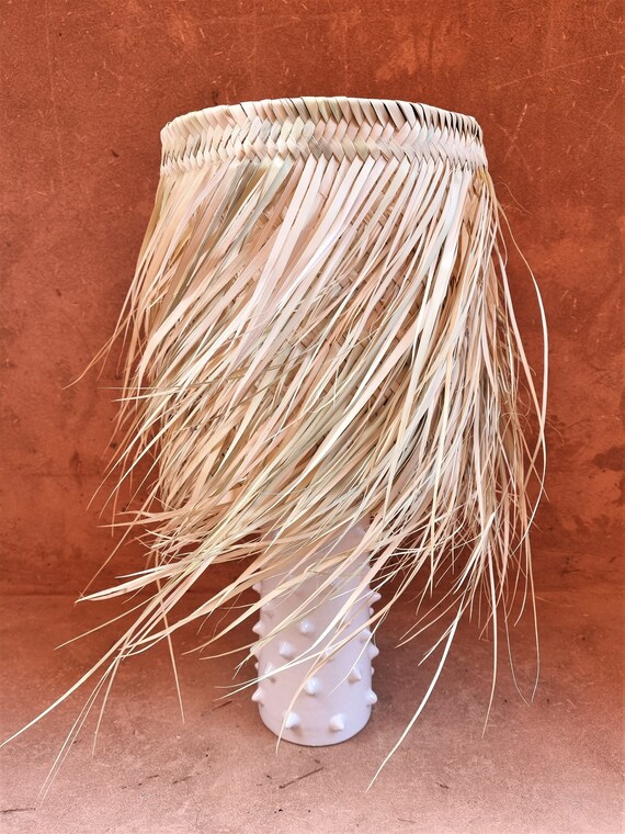 Palm Leaf Lampshade Etsy Hong Kong