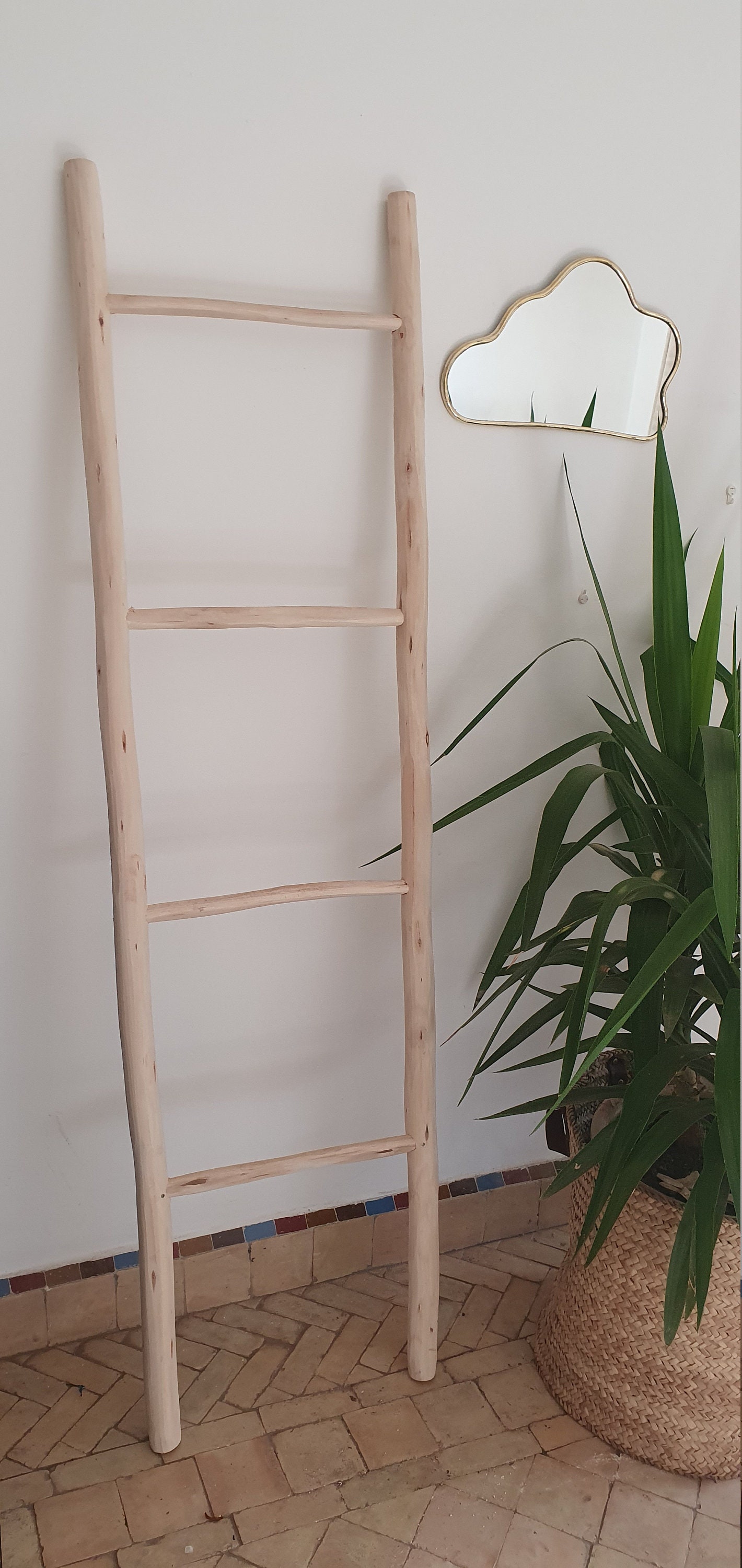 Escalera decorativa de madera para el hogar, 130 cm de altura, diseño en  forma de A -  México