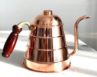 Copper Kettle ,Copper Tea Kettle, Copper Coffee Kettle, Copper Pot, Vintage Copper Kettle, Tea Pot