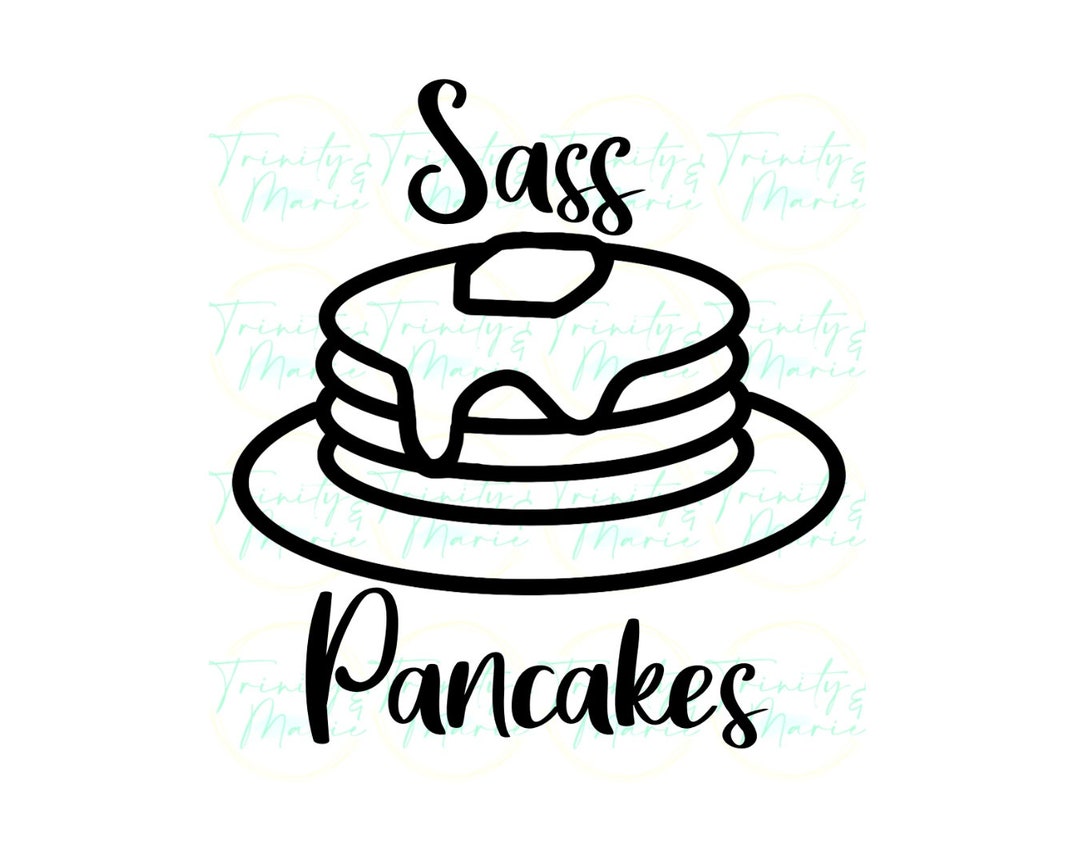 Ashnikko Tik Tok Sass Pancakes Black and White Print or Cut JPEG/PNG