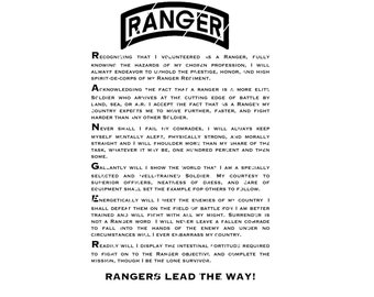 Rangers Lead The Way US Army Ranger Svg Png Design Craft Cut File Instant  Download – artprintfile