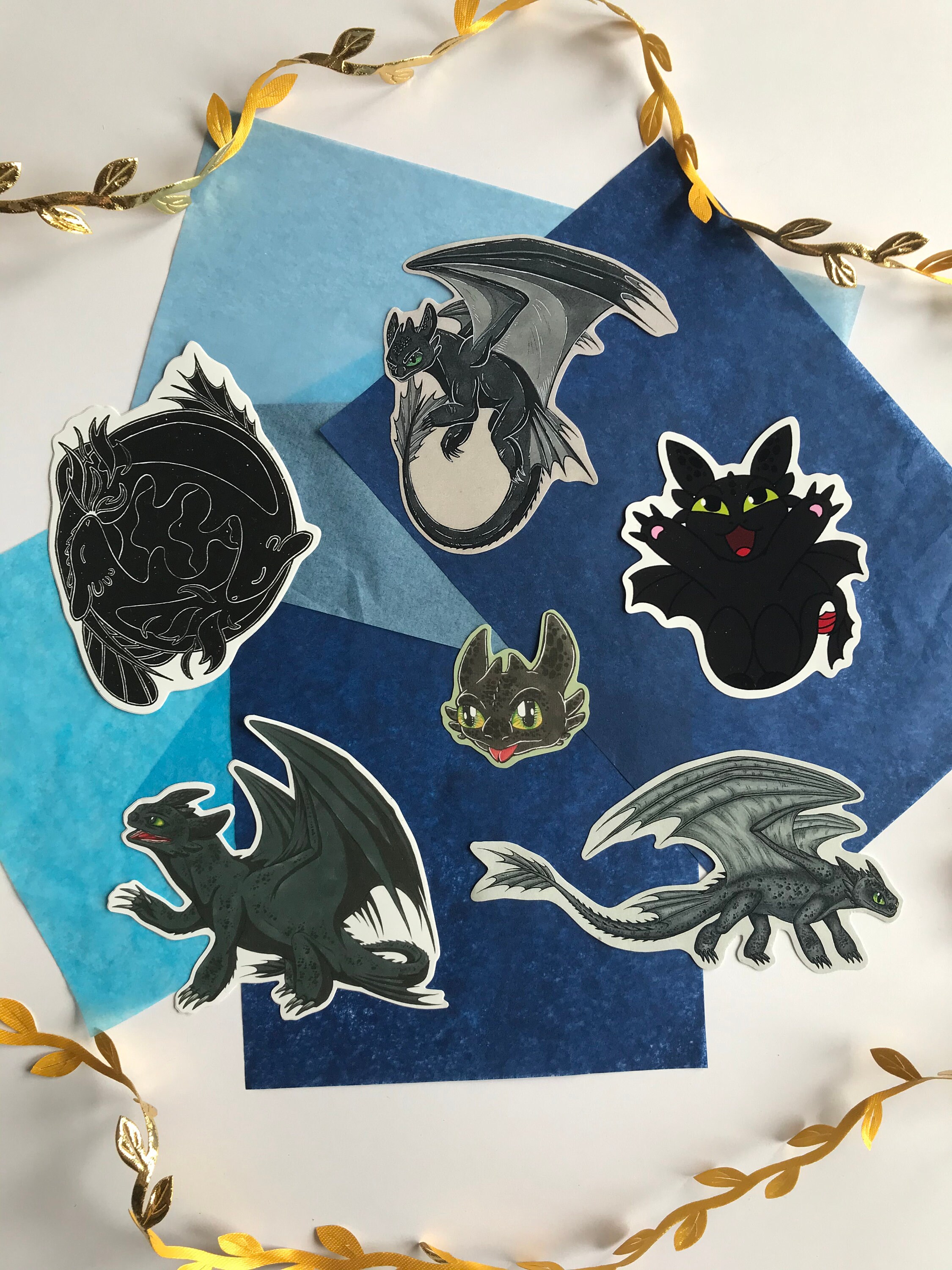 Stickers how to train your dragon dragons dreamworks toothless Etsy