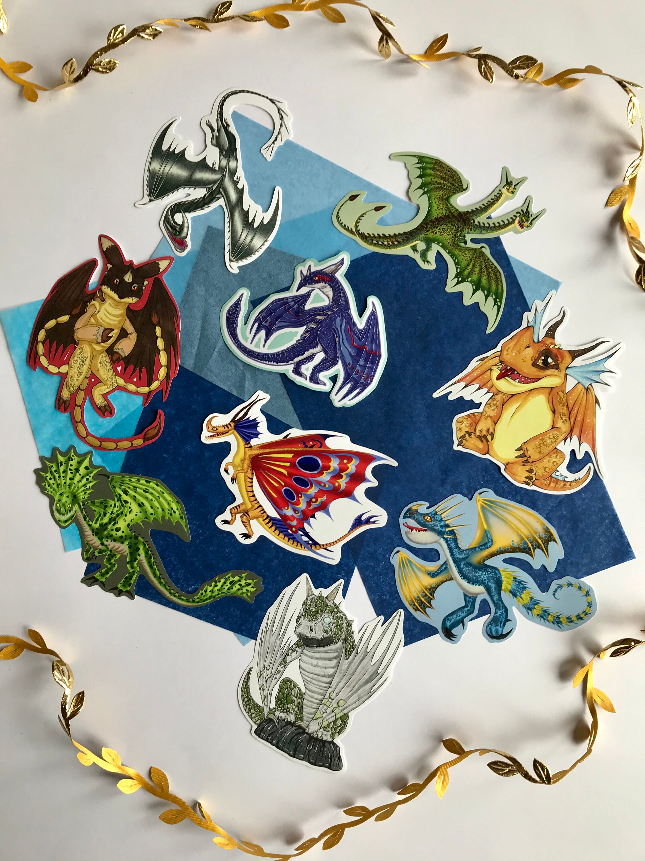 Stickers how to train your dragon dragons dreamworks toothless Etsy