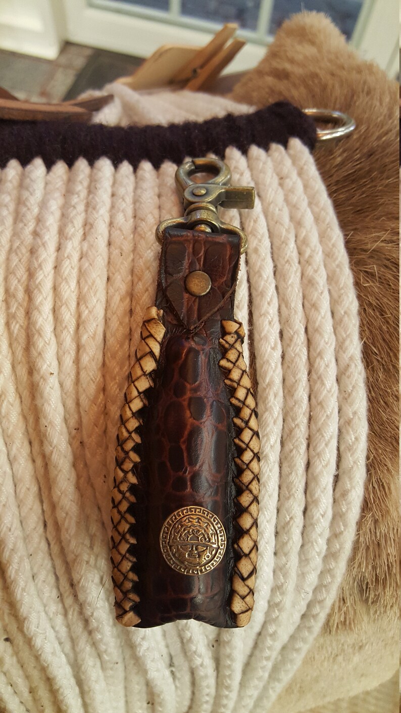 Leather, Key Chain , Gift , Unique, Special , Handmade , Style,man ...