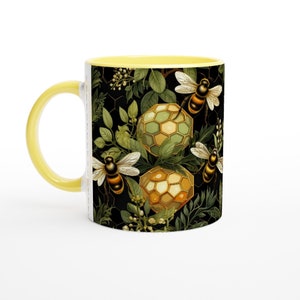 Honey Bee Ceramic Mug: Nature Lover Gift