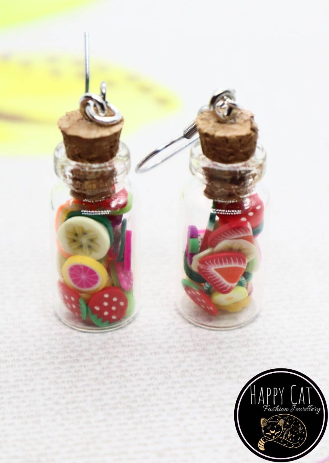 Fruit Jar Earrings Miniture Jar Summer Earrings Etsy