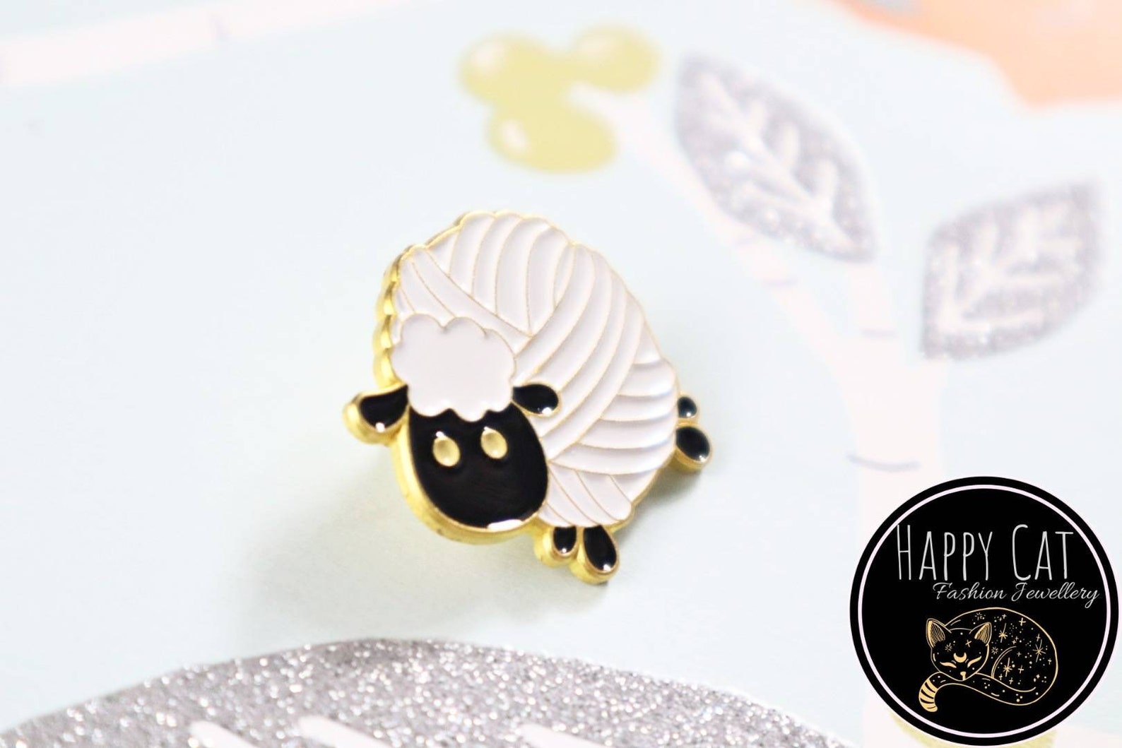 Sheep Pin Badge Sheep Yarn Enamel Pin/broach Unique Pin Etsy UK