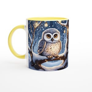 Weihnachtseulenbecher 11 Unzen Weihnachtsbecher, Eulen-Themen Geschenke