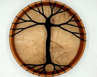 Tambor Chamánico "Árbol de la Vida", Yggdrasil