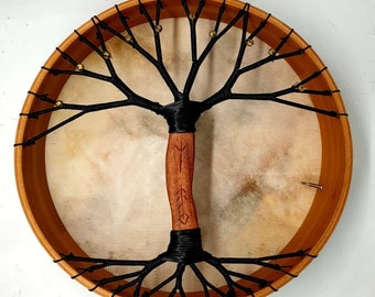 Tambour Chamanique "Arbre de vie", Yggdrasil