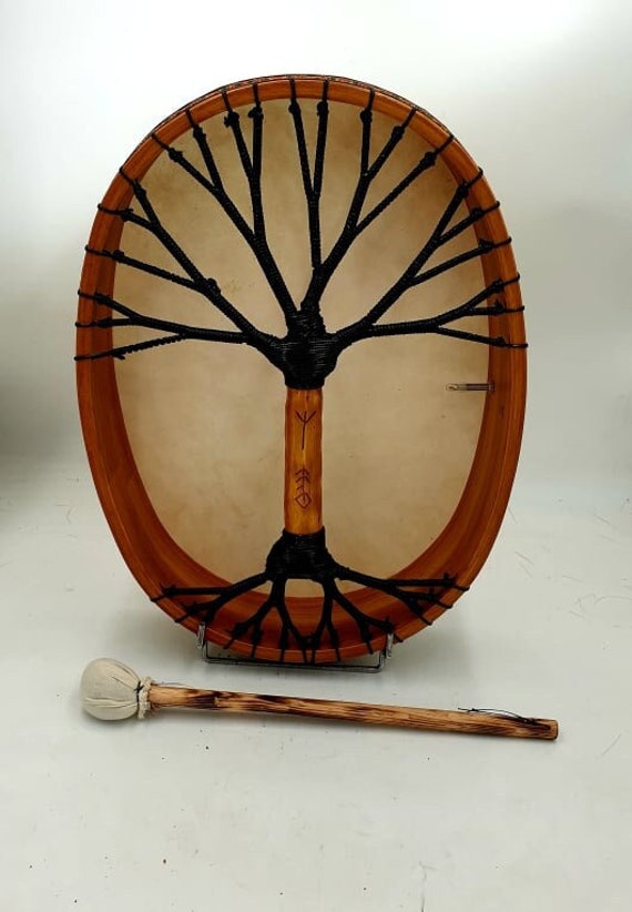 Nouveau tambour chamanique, conception de décoration d'arbre de