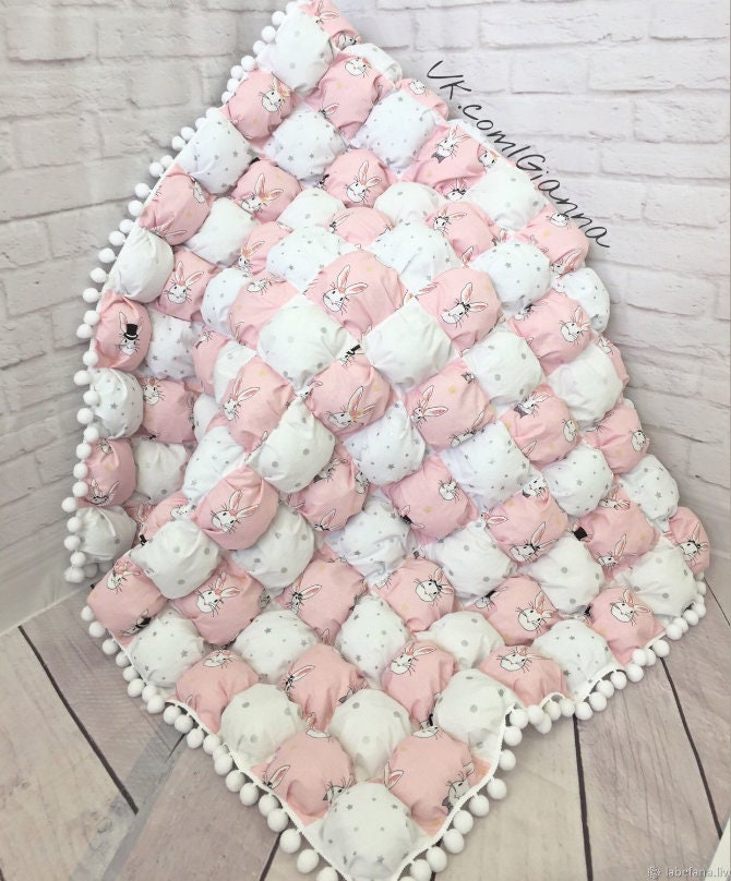 Bubble blanket puffy quilt Baby bubble blanket Baby puff Etsy