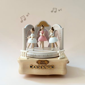 Wooden Ballerina Music Box image 10