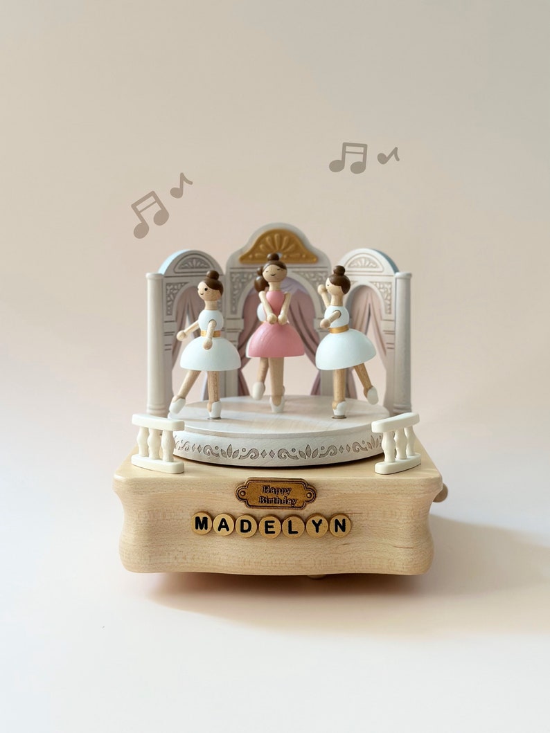 Wooden Ballerina Music Box image 10