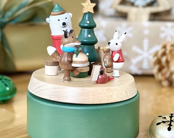 Polar Bear & Friends Holiday Music Box
