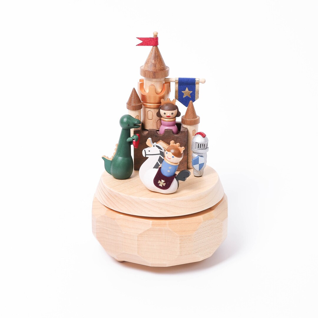 Wooden Adventure Castle Music Box Etsy