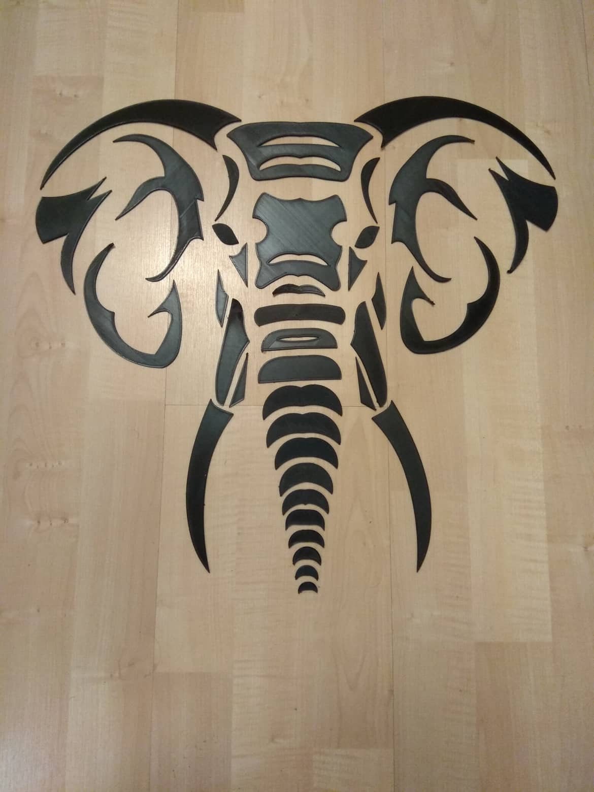 Décoration Murale Éléphant en Pla