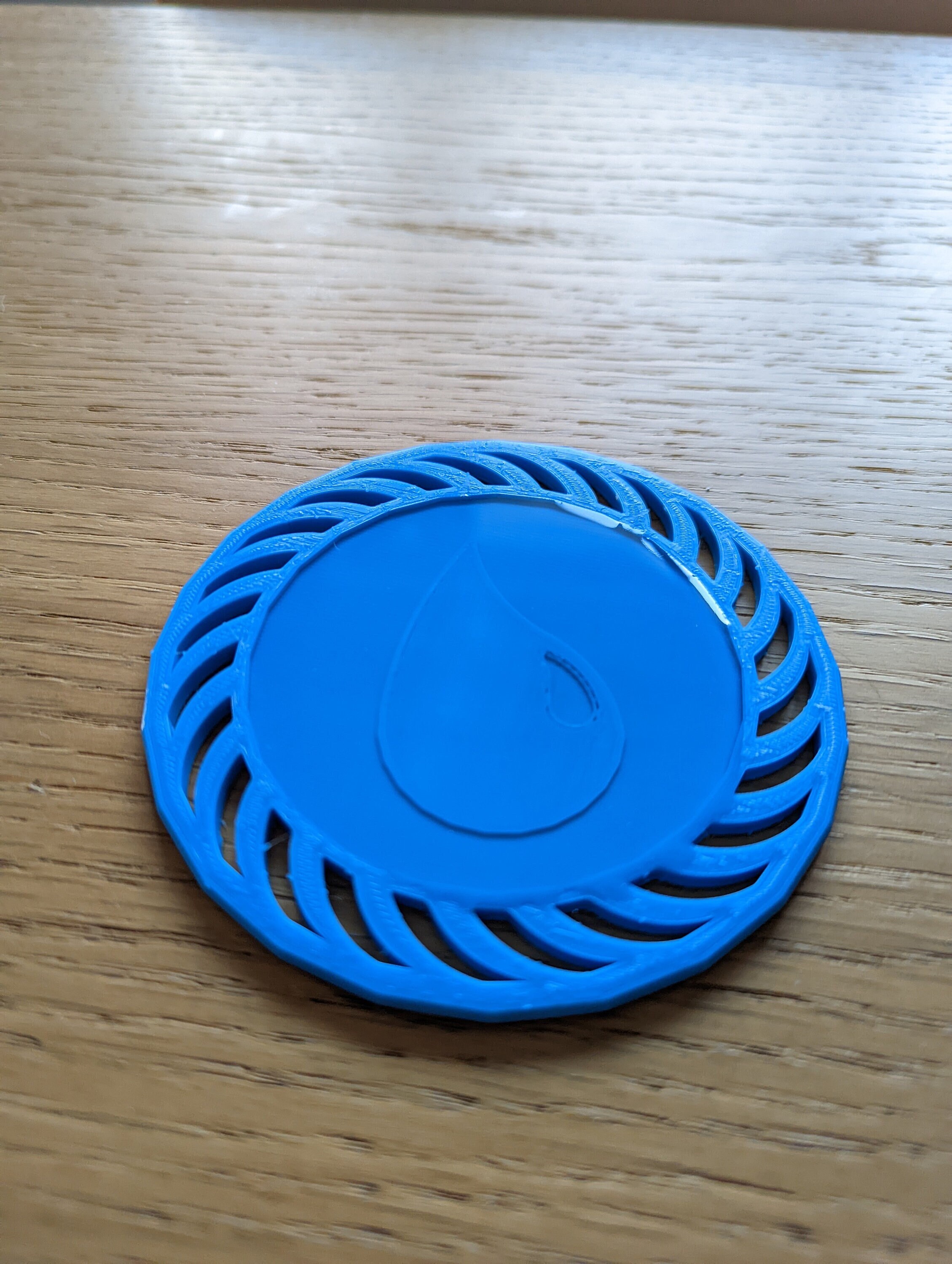 Dessous de Verre Couleur Base Île en Pla Du Jeu Magic The Gathering