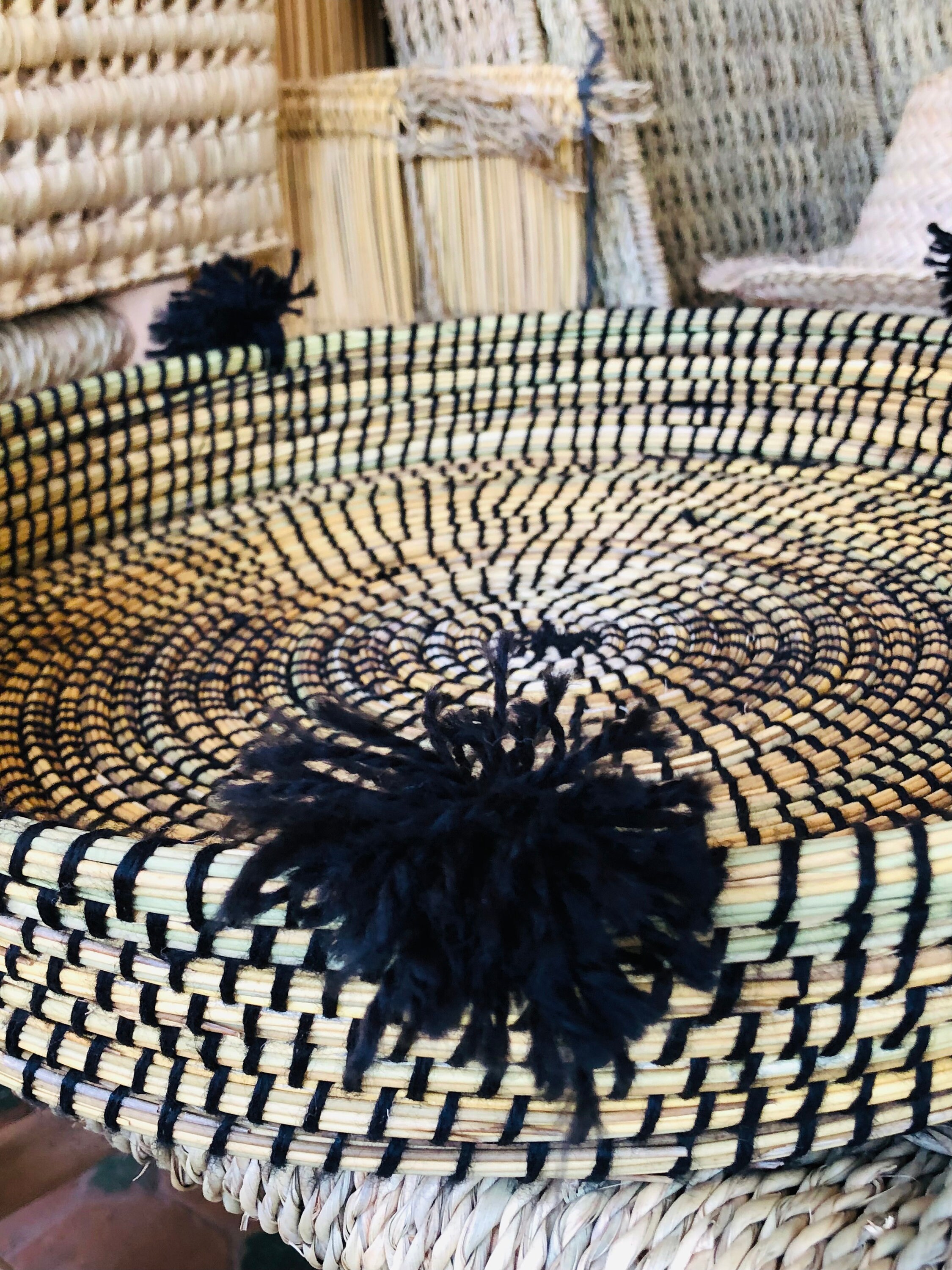 Handmade Sweetgrass Baskets Are Traditional Crafts That Are Made by Weaving Sweetgrass, Longleaf