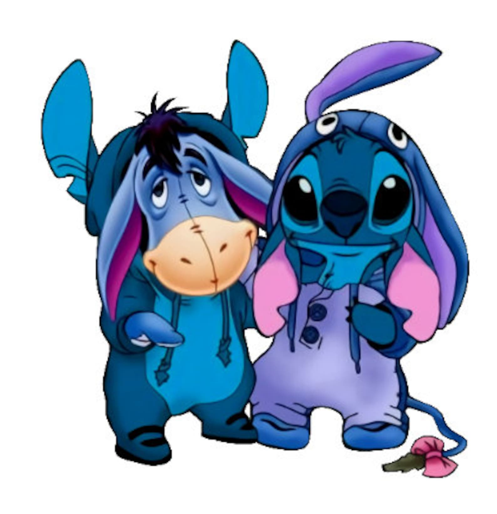 Eeyore and Stitch We Are Best Friends PNG File Digital Etsy