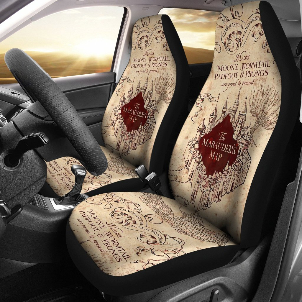 Harry Potter Art Logo Movie Car Seat Covers Car Accessories | Etsy