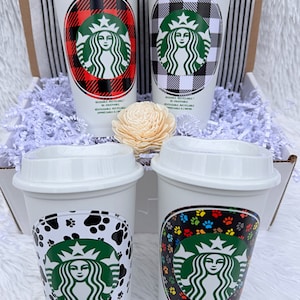 Deluxe Starbucks Coffee Gift Box, Coffee Lover, Coffee Addict, Personalized Reusable Cup, Thinking of you, Birthday Gift, Gift Basket image 6