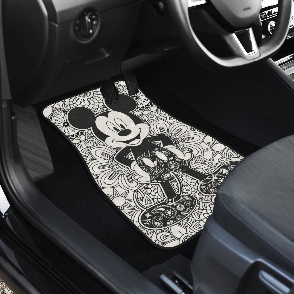 Mickey Mouse Cartoon Car Floor Mats Custom Fit Floor Mats Etsy