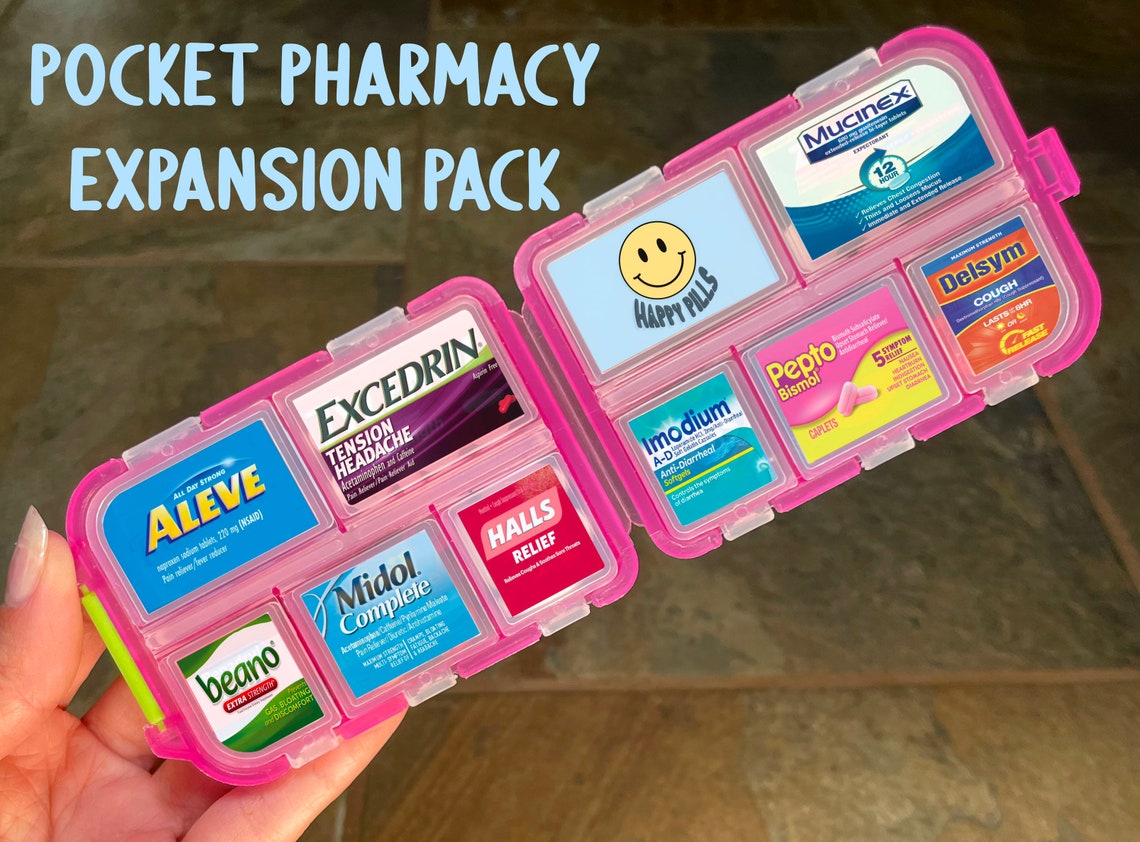 Pocket Pharmacy Labels Expansion Pack Etsy
