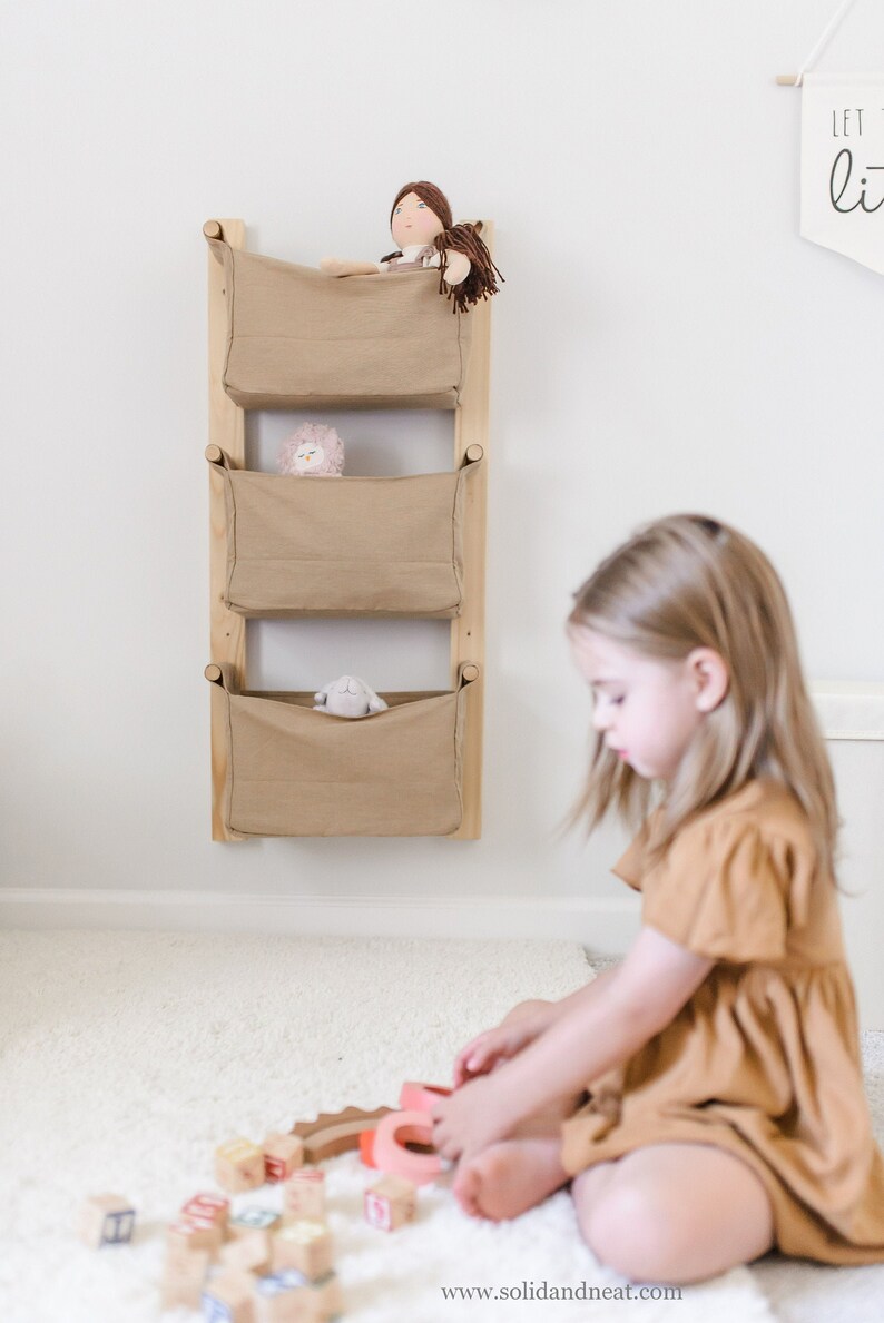 Playroom Wall Organizer Kids Room Storage Closet Organizer Etsy