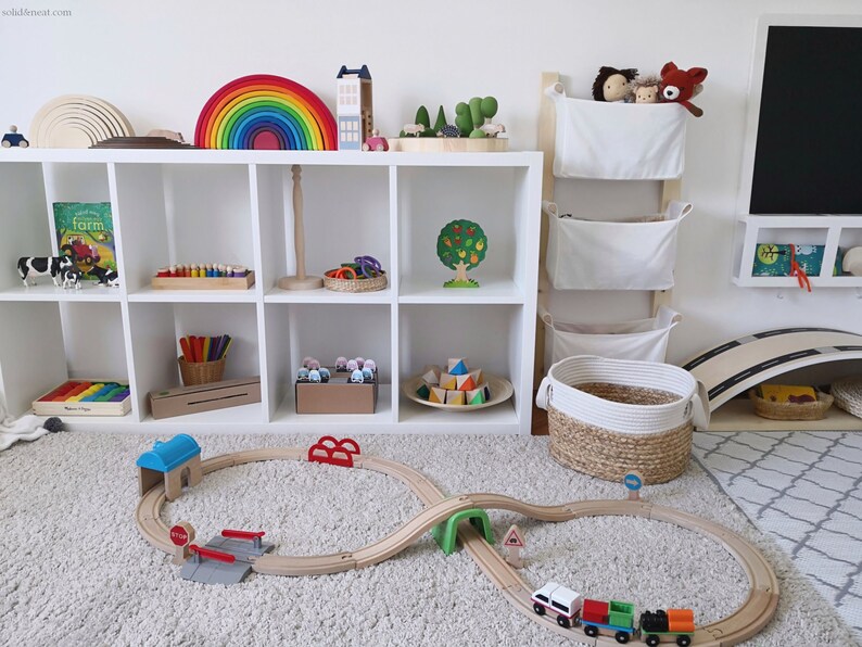 Playroom Wall Organizer Kids Room Storage Closet Organizer Etsy