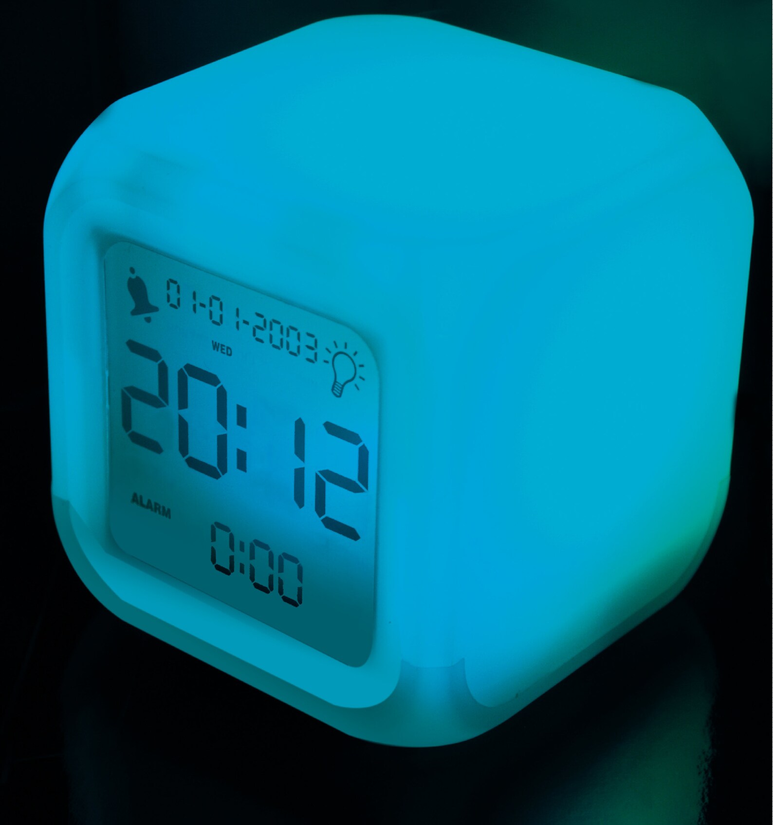 Mood Colours Digital Cube Alarm Clock Etsy