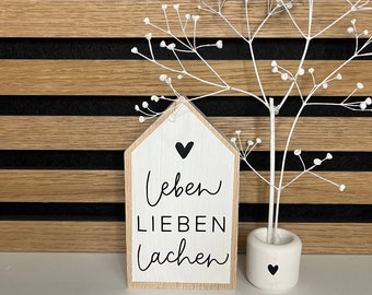 Dekohäuschen *leben-lieben-lachen*