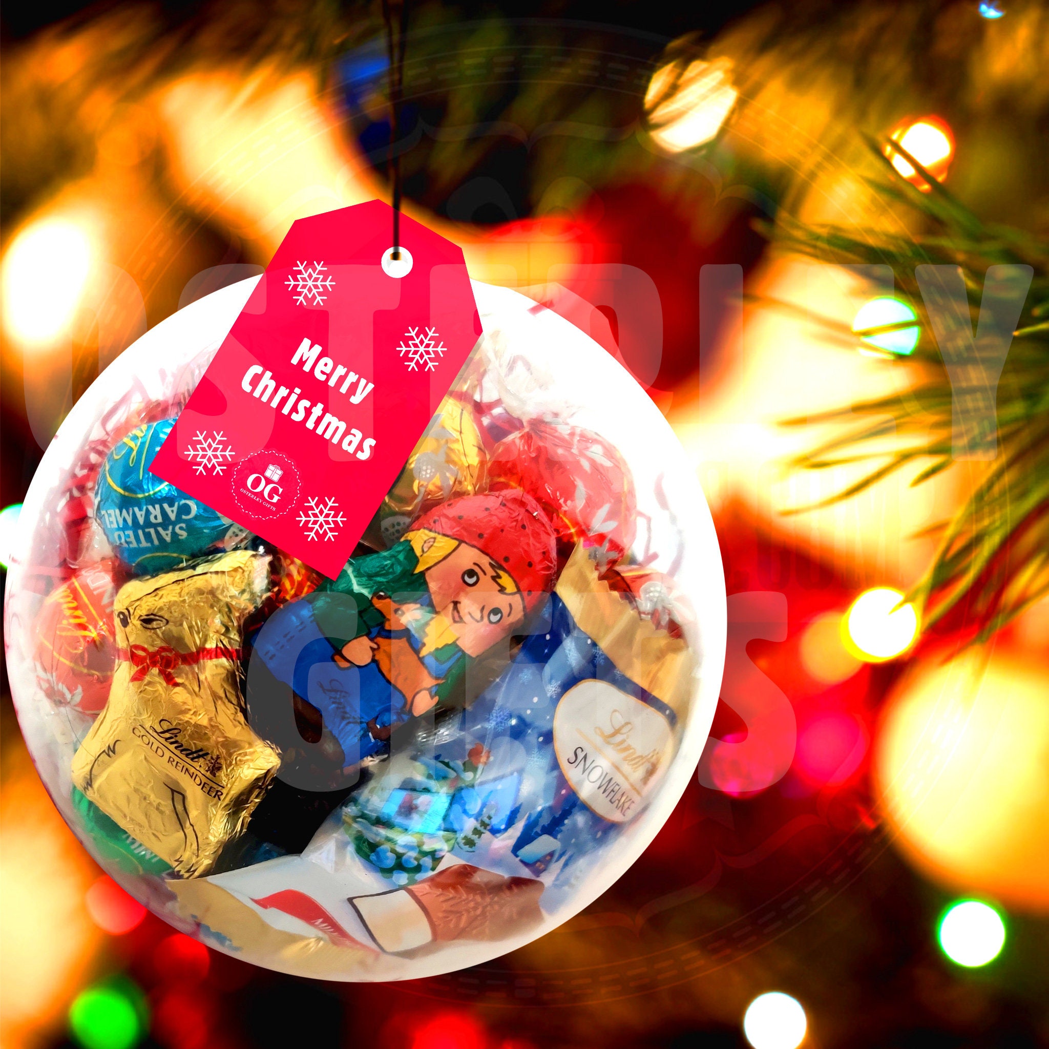 LINDT Christmas Giant Bauble Full of 
